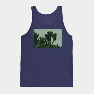 Abstract Ancient woods Tank Top